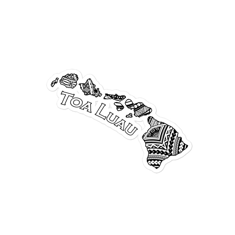 Tribal Hawaiian Islands Toa Luau Sticker