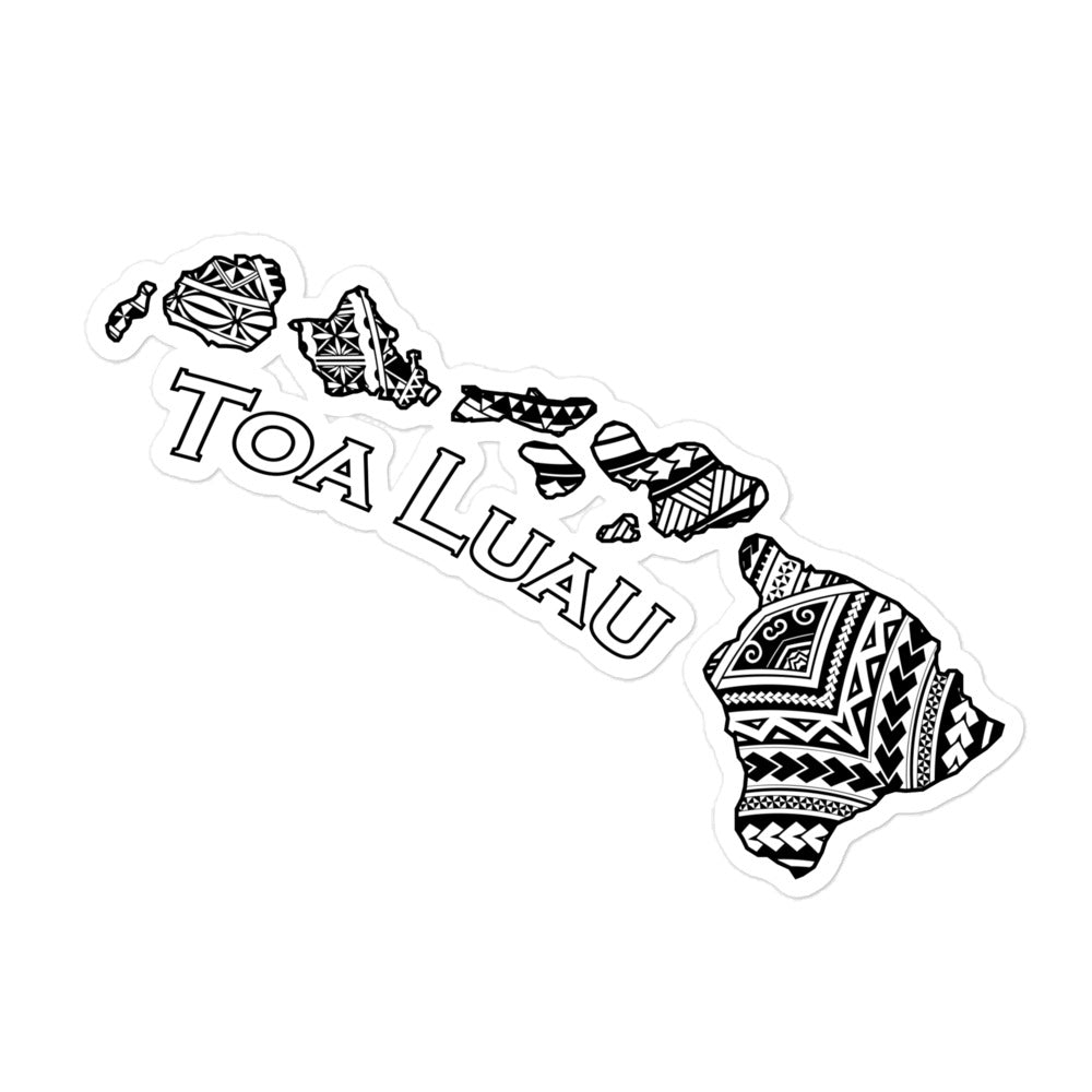 Tribal Hawaiian Islands Toa Luau Sticker