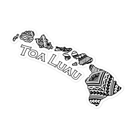 Tribal Hawaiian Islands Toa Luau Sticker